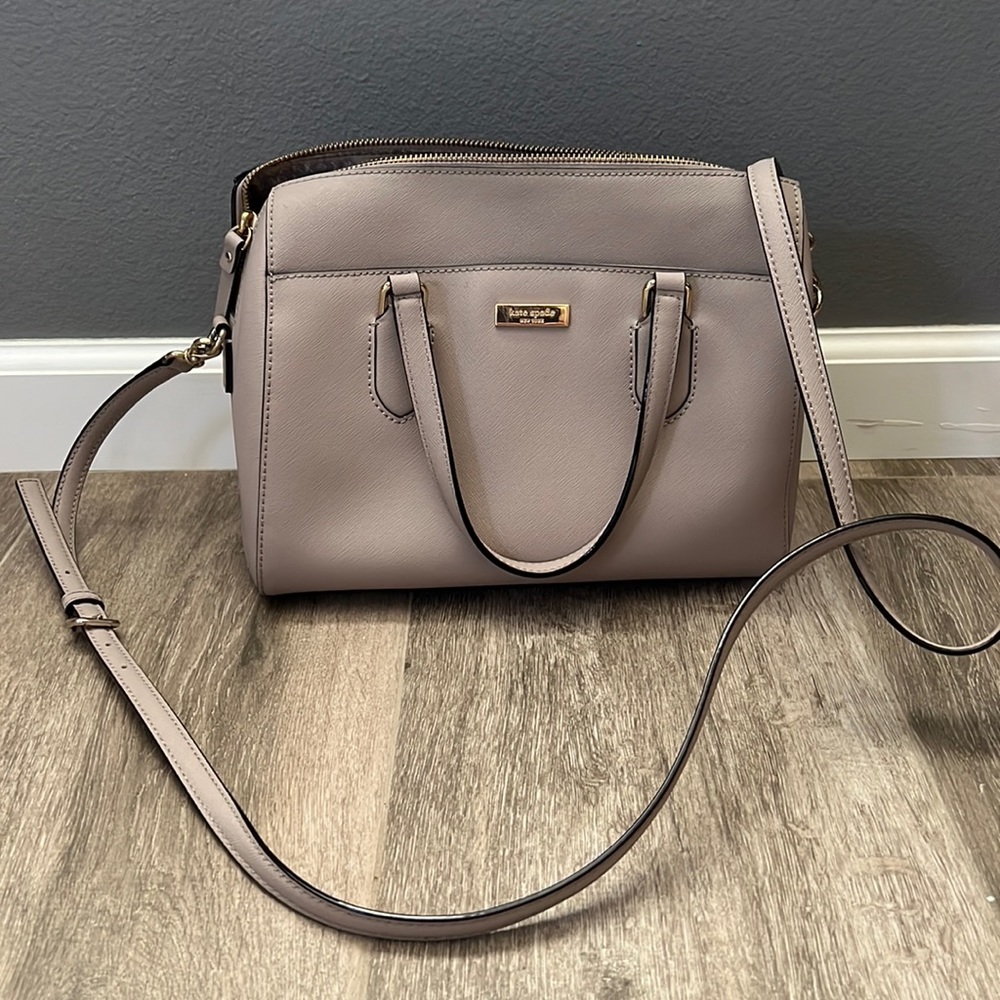 Tan Kate spade crossbody bag